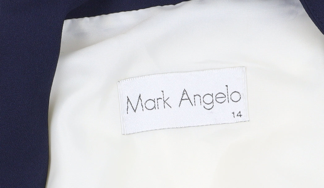 Mark Angelo Women's Ivory Cropped Blazer, Size 14