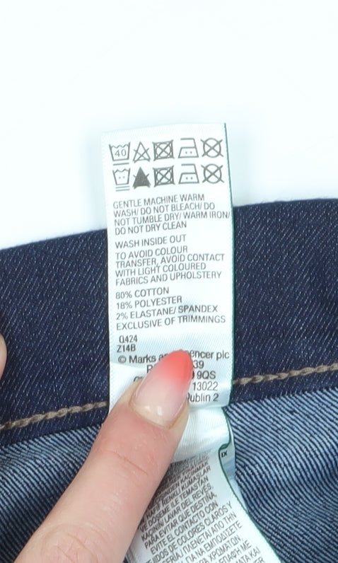 Marks and Spencer Women's Blue Jeggings Size 10