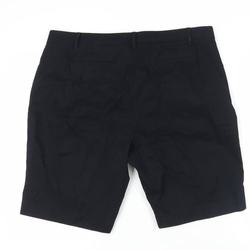 Marks and Spencer Women's Black Chino Shorts Size 20
