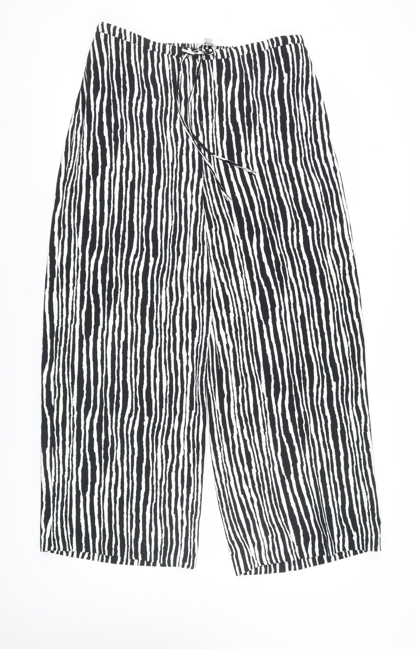 Marks and Spencer Women's Black Relaxed Trousers