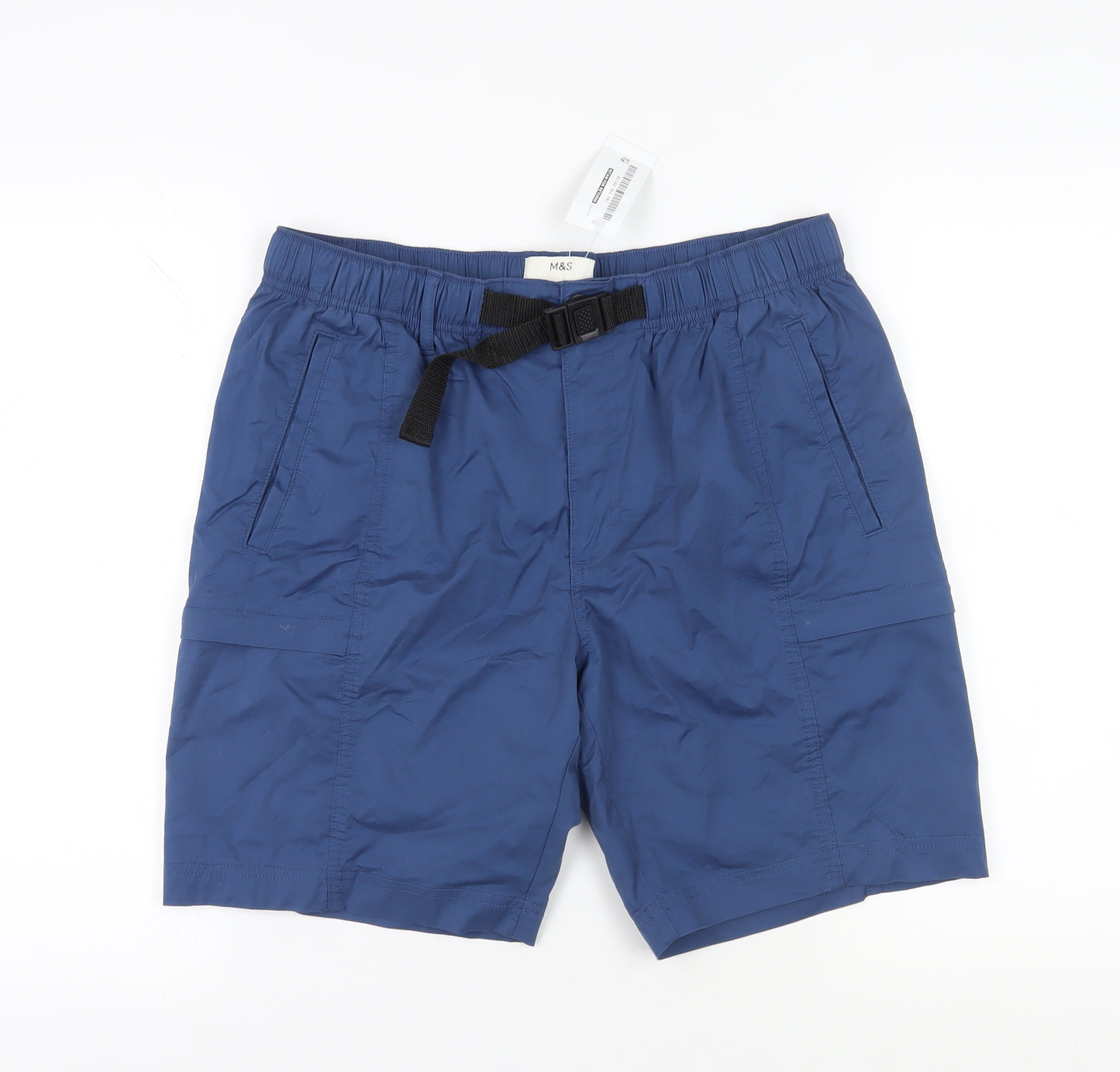 Marks and Spencer Men’s Blue Cargo Shorts 36