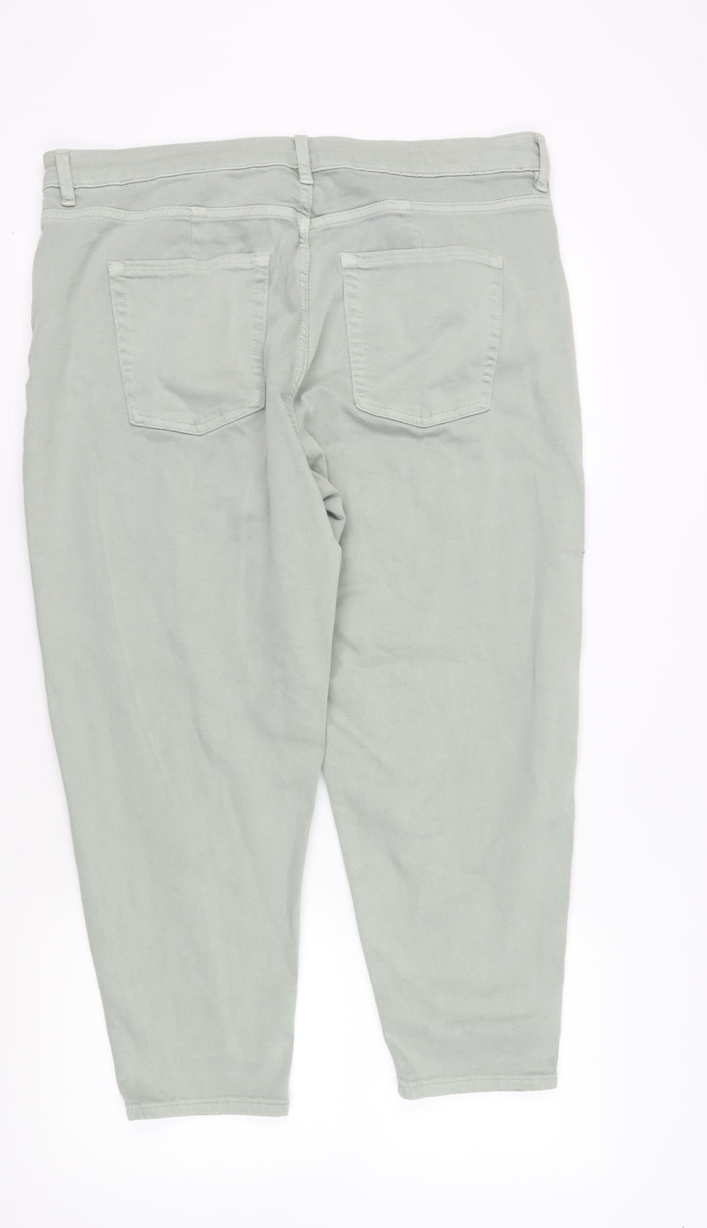 Marks and Spencer Women's Green Mom Jeans Size 20