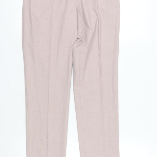 Marks and Spencer Boys Pink Regular Trousers 14 Years