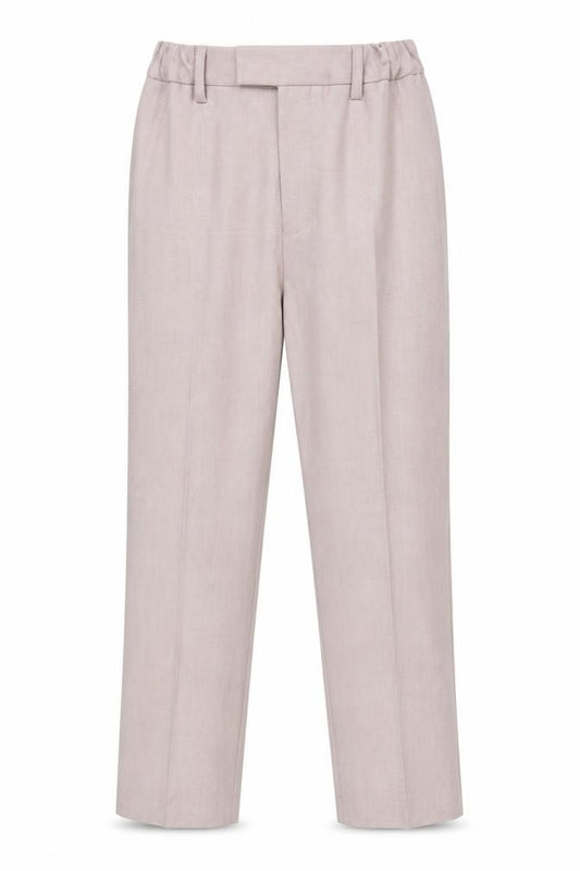 Front view of Marks & Spencer boys’ pink regular trousers 14 years