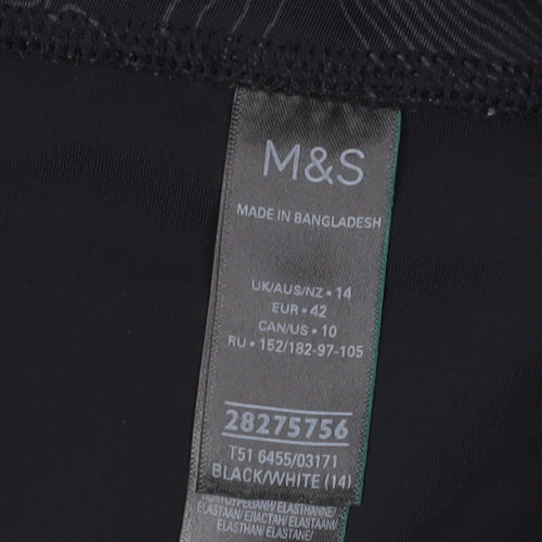 Marks and Spencer Women's Black Leggings Size 14