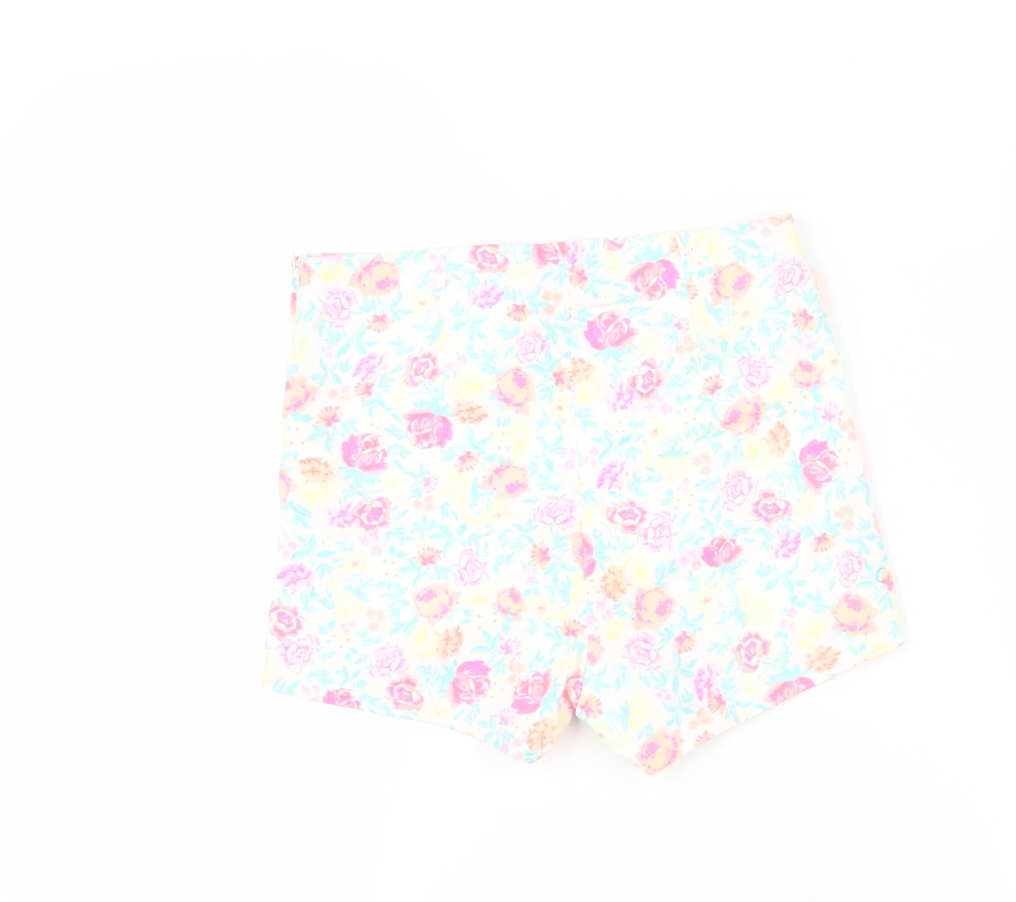 H&M Women's Multicoloured Floral Shorts Size 10