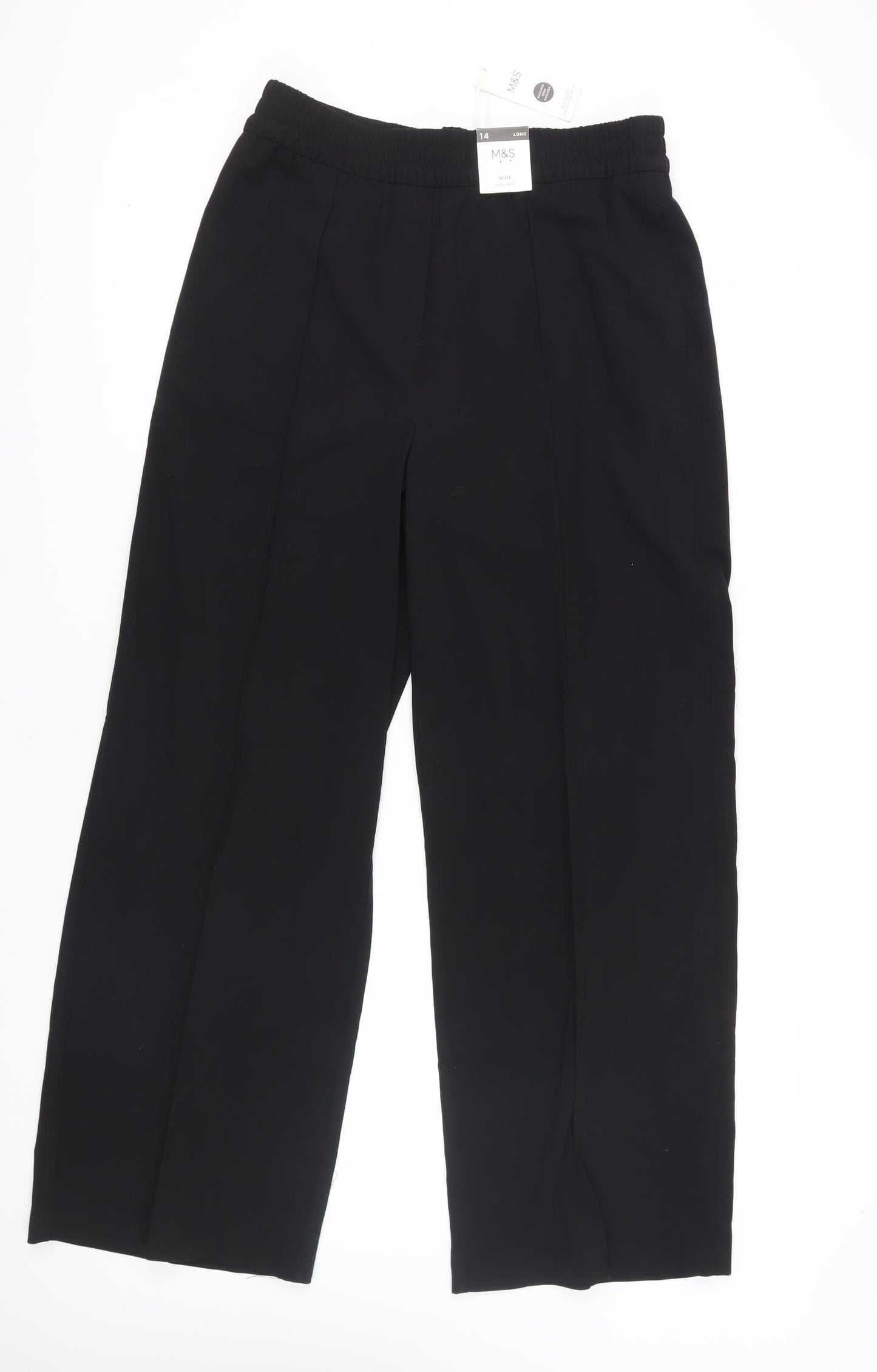Marks and Spencer Women's Black Trousers Size 14