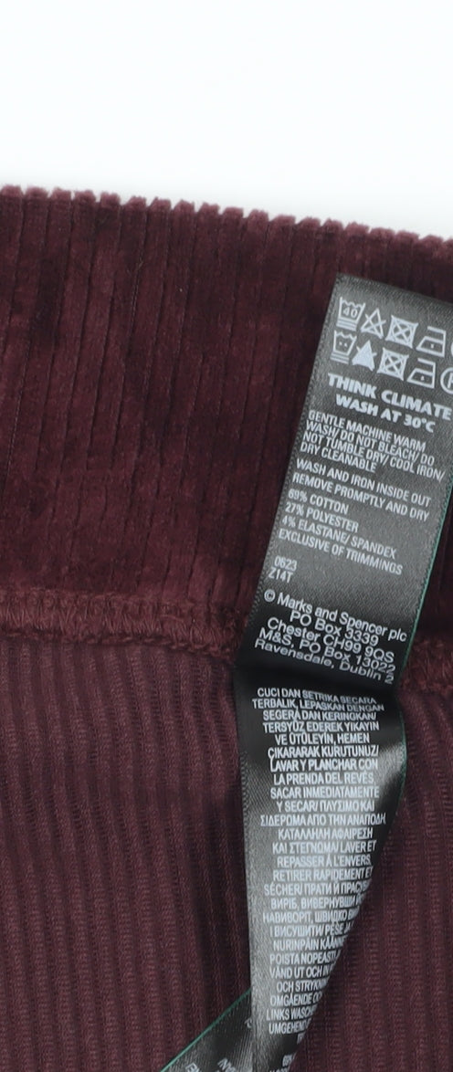 Marks and Spencer Women's Purple Size 20 Leggings
