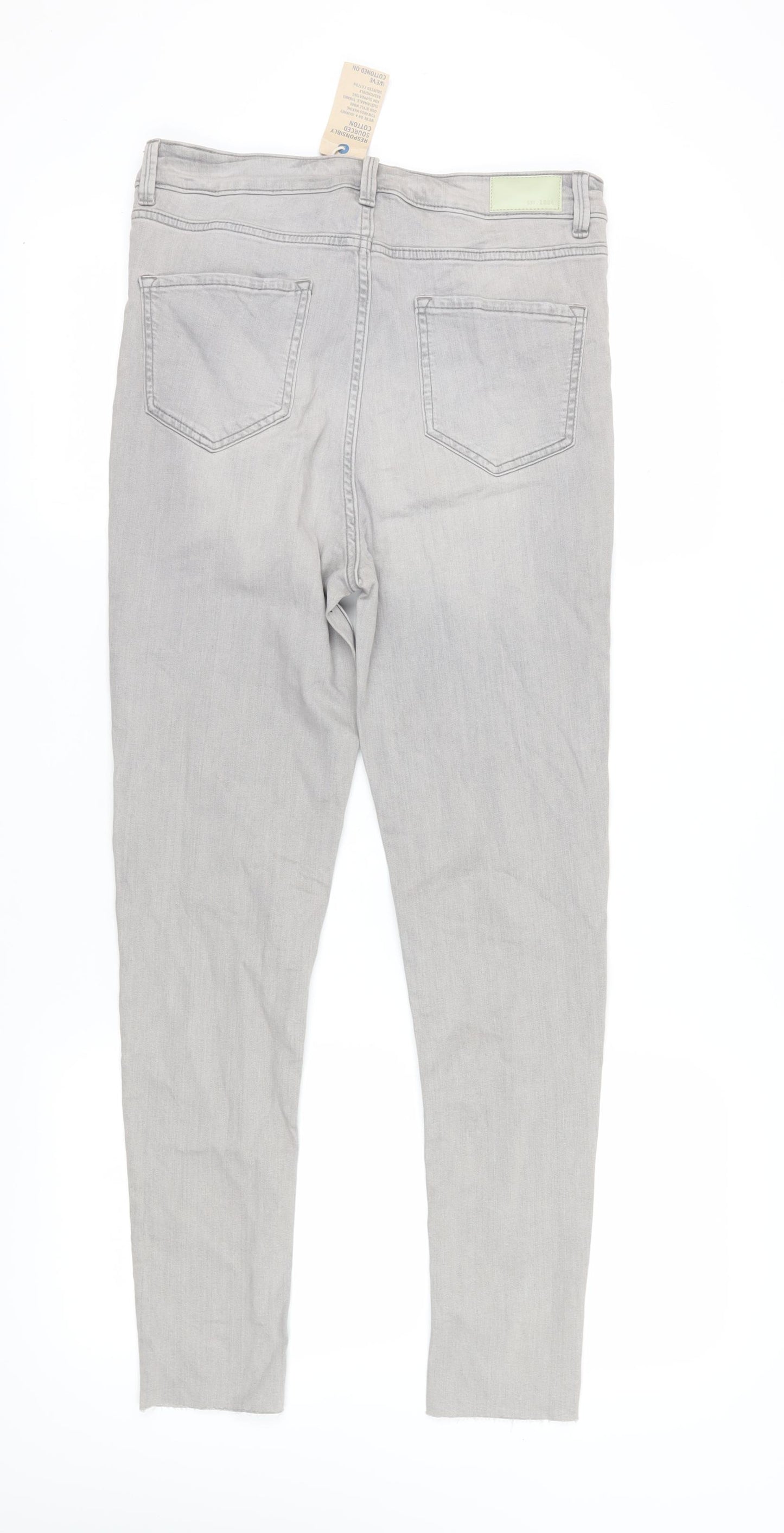 Marks and Spencer Women's Skinny Grey Jeans Size 14