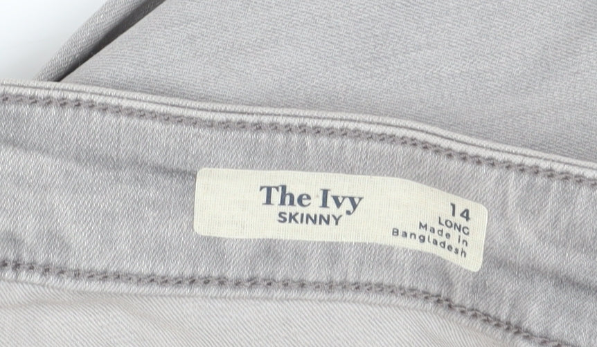 Marks and Spencer Women's Skinny Grey Jeans Size 14