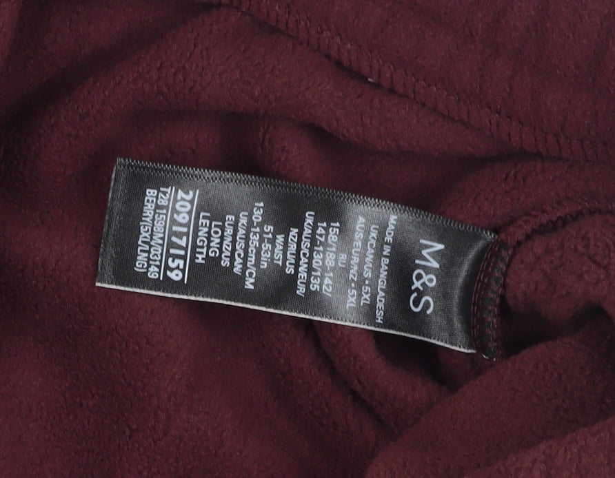 Marks and Spencer Men's Red Joggers 5XL