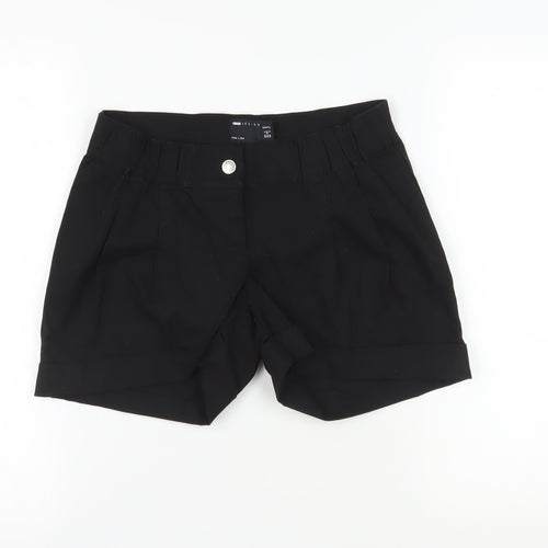 ASOS DESIGN Women's Black Maternity Shorts, Size 6