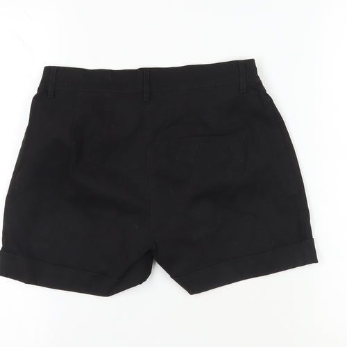 ASOS DESIGN Women's Black Maternity Shorts, Size 6