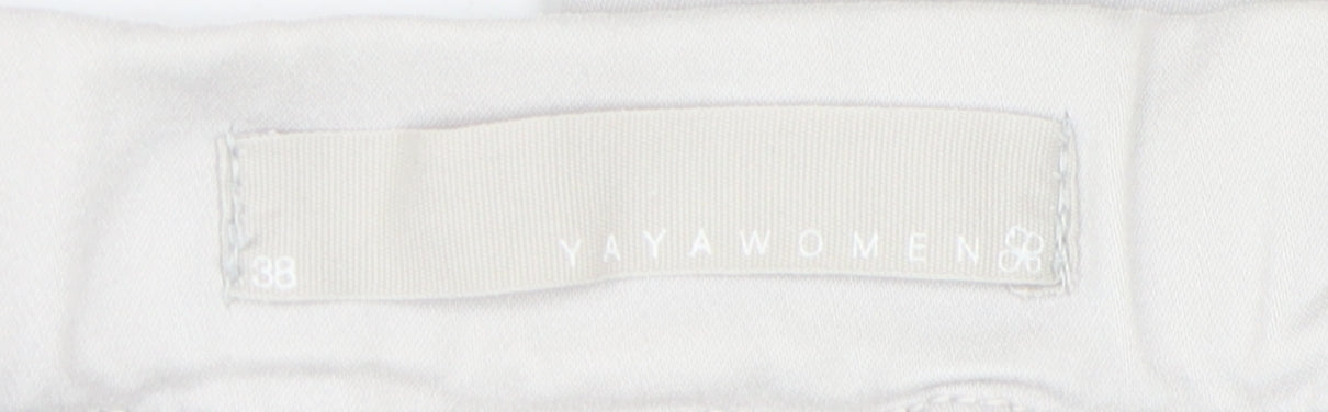 YAYA Women's White Skinny Trousers Size 10