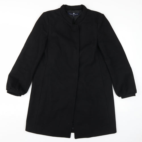French Connection Women's Black Long Coat Size 10