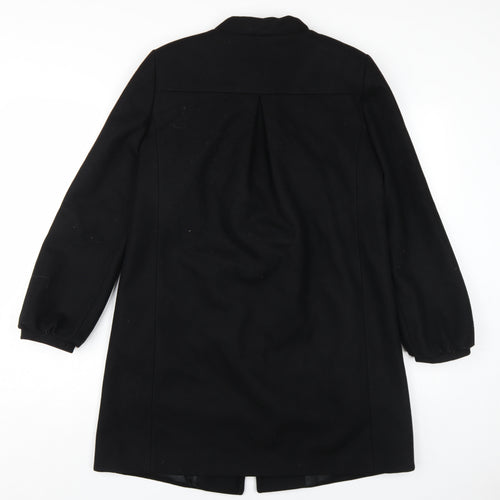 French Connection Women's Black Long Coat Size 10