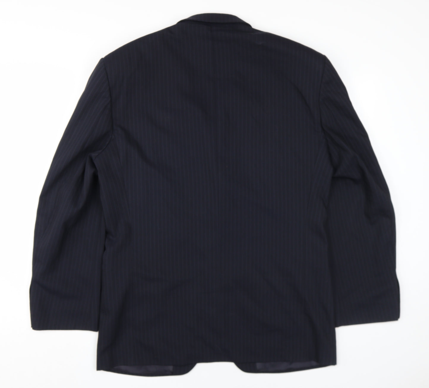 Centaur Men's Black Pinstripe Blazer, Size 38R, Classic
