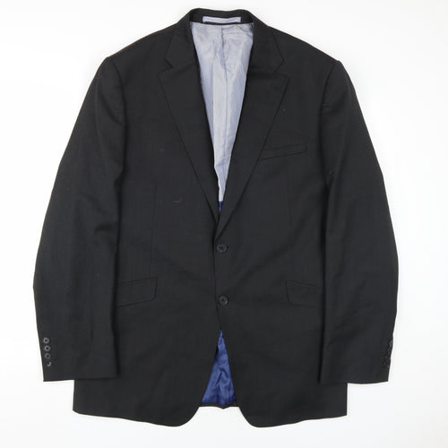Marks and Spencer Men's Black Blazer 44 Long Formal