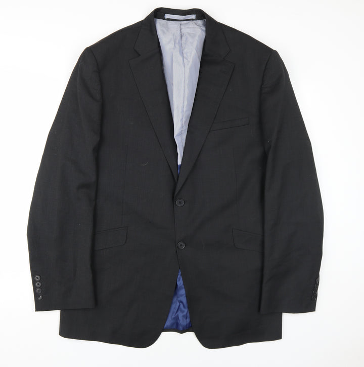 Marks and Spencer Men's Black Blazer 44 Long Formal