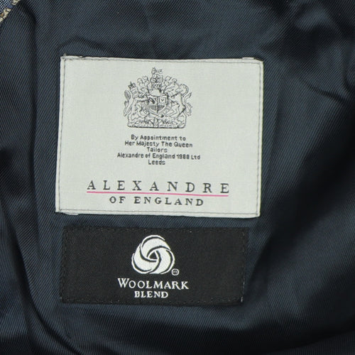 Alexandre of England Men's Blue Long Blazer 40L