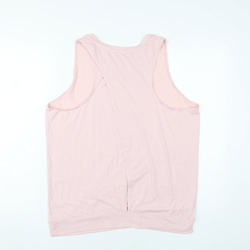 Athletic Works Women's Pink Sleeveless Tank L Casual Basic
