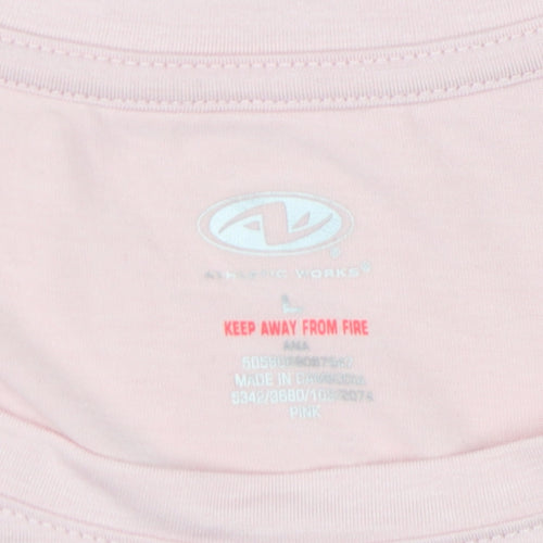 Athletic Works Women's Pink Sleeveless Tank L Casual Basic