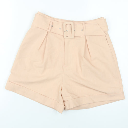 Fashion Union Women's Beige Bermuda Shorts Size 10
