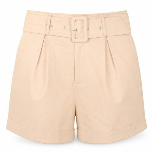 Fashion Union Women's Beige Bermuda Shorts Size 10