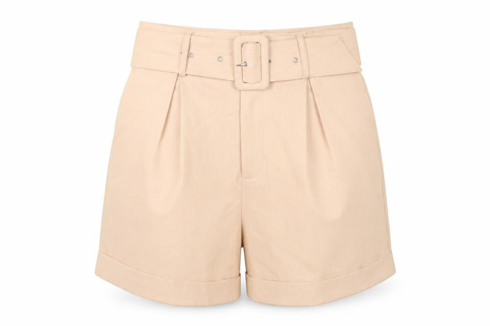 Fashion Union Women's Beige Bermuda Shorts Size 10