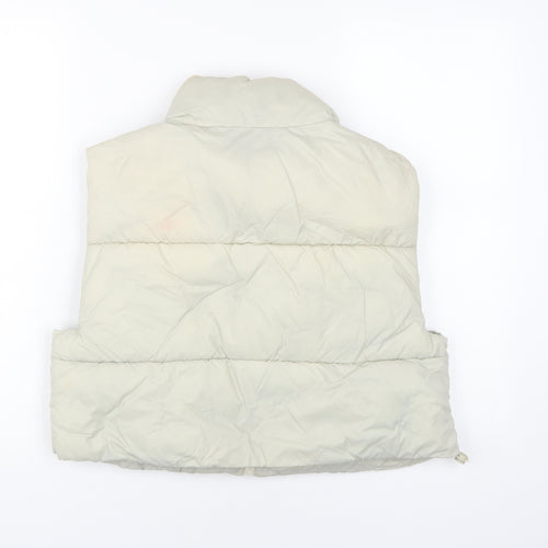 Pull & Bear Women's Beige Waistcoat, M, Casual