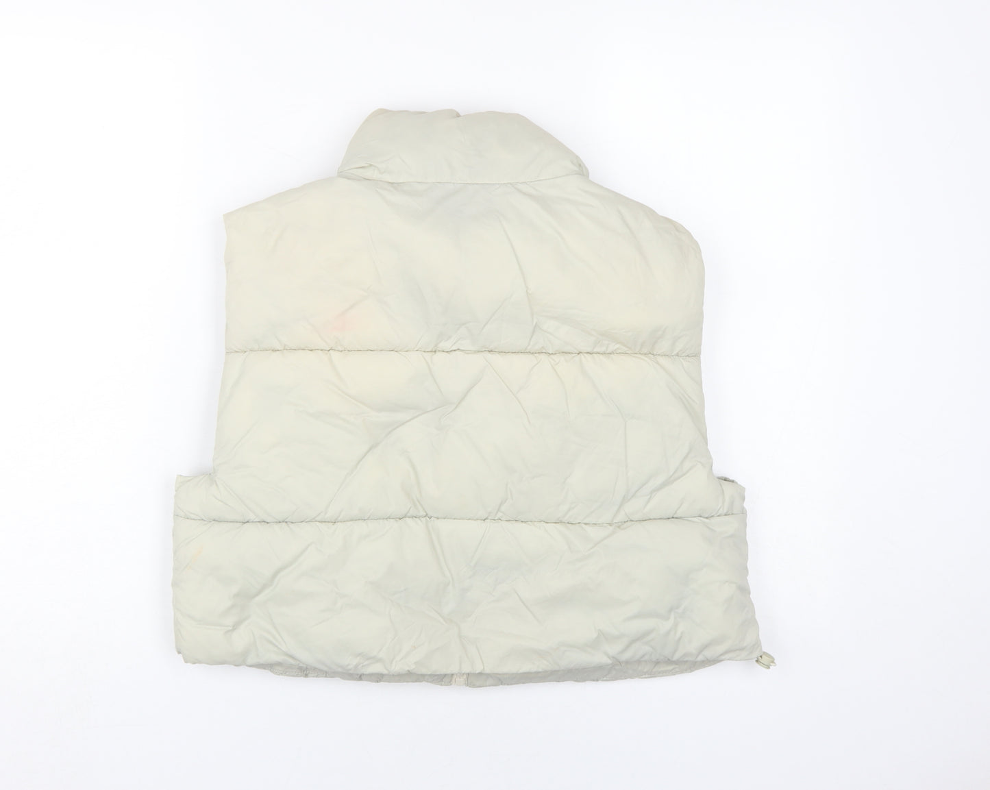 Pull & Bear Women's Beige Waistcoat, M, Casual