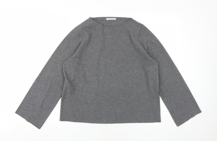 Zara Trafaluc Women's Grey Pullover Jumper Size S