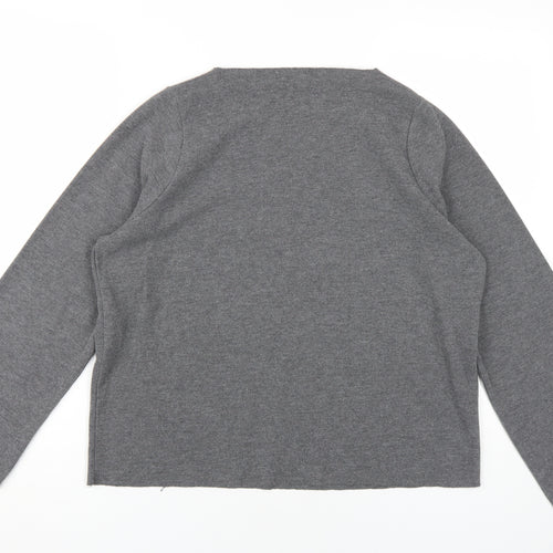 Zara Trafaluc Women's Grey Pullover Jumper Size S
