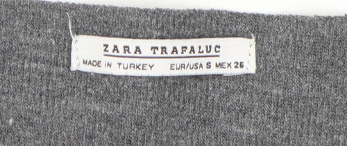 Zara Trafaluc Women's Grey Pullover Jumper Size S