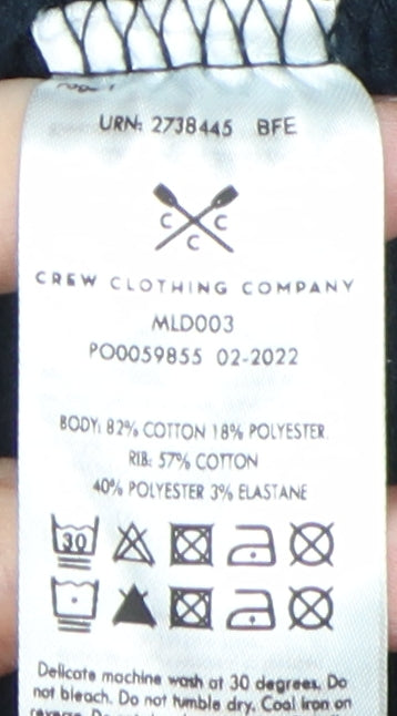 Crew Clothing Men's Blue M 1/4 Zip Sweatshirt