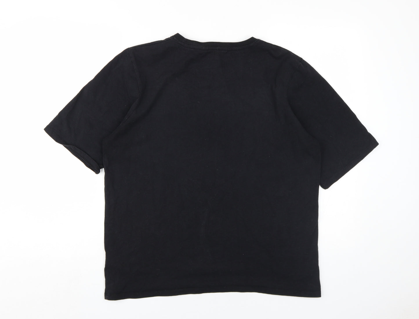 SoulCal Unisex Black T-Shirt, Size 16, Crew Neck