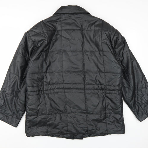 Living Women's Black Quilted Jacket Size 12