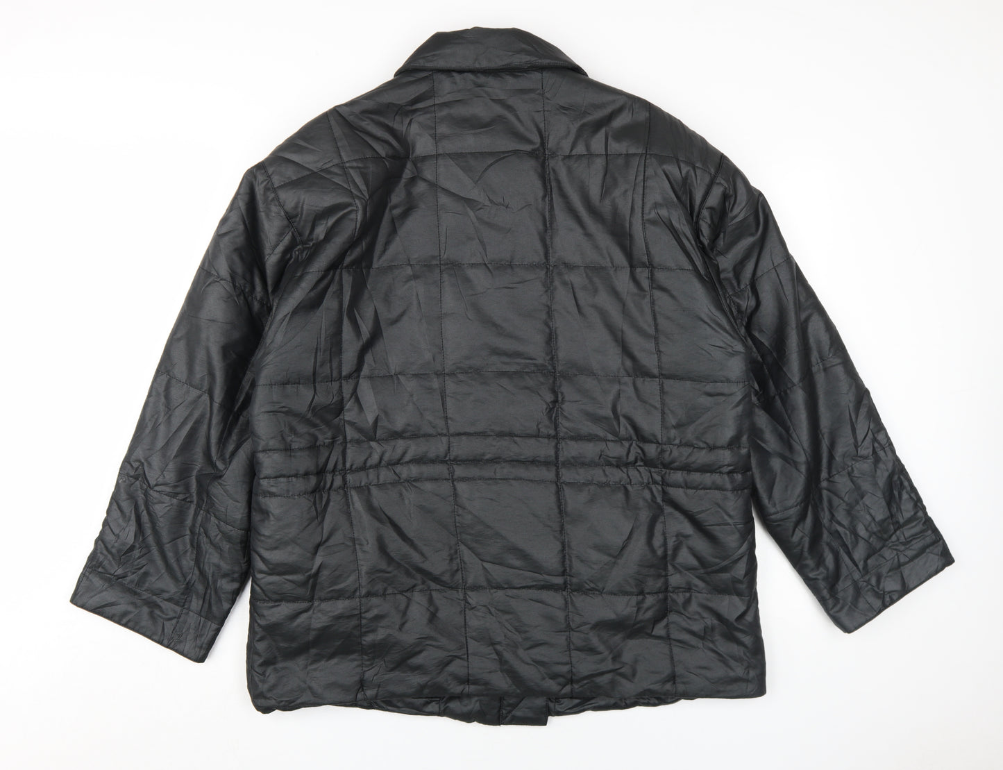 Living Women's Black Quilted Jacket Size 12