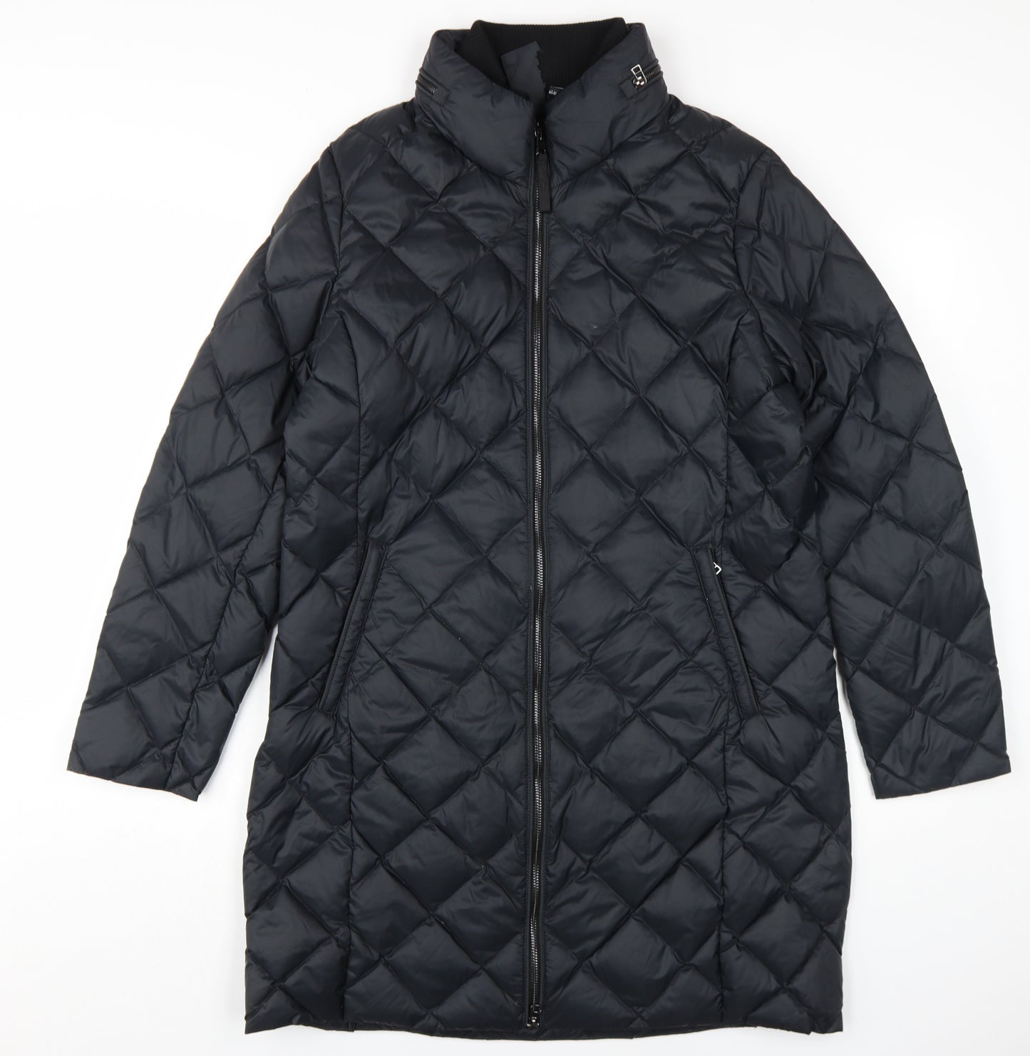 Marks and Spencer Women's Black Quilted Coat Size 14