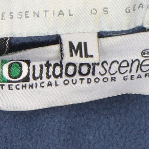 Outdoorscene Unisex Blue Fleece Jacket M
