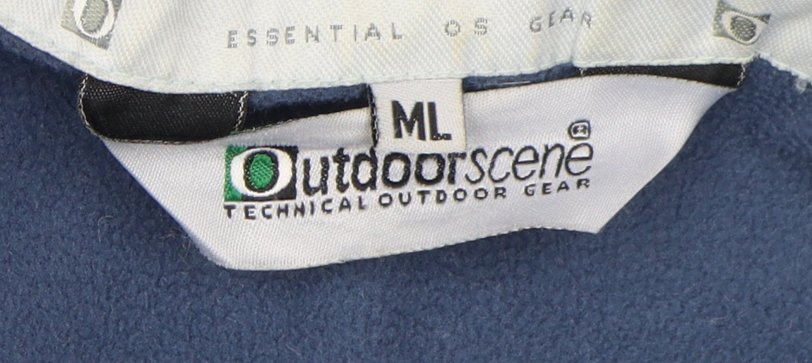 Outdoorscene Unisex Blue Fleece Jacket M