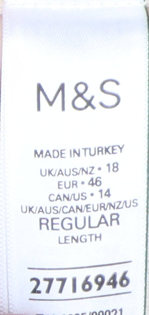 Marks and Spencer Women's Beige Strapless Dress Size 18