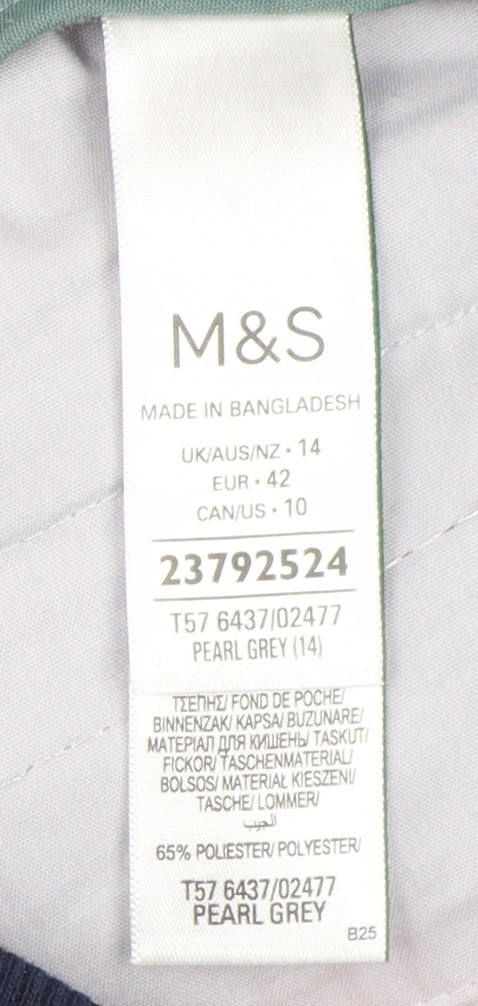 Marks and Spencer Women's Grey Shorts Size 14