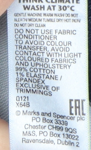 Marks and Spencer Men's Blue Straight Jeans Size 50