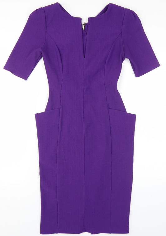 Diva Catwalk Women's Purple Sheath Dress Size 12