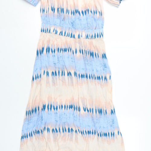 Next Women's Multicoloured Off Shoulder Dress, Size 6