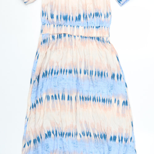 Next Women's Multicoloured Off Shoulder Dress, Size 6