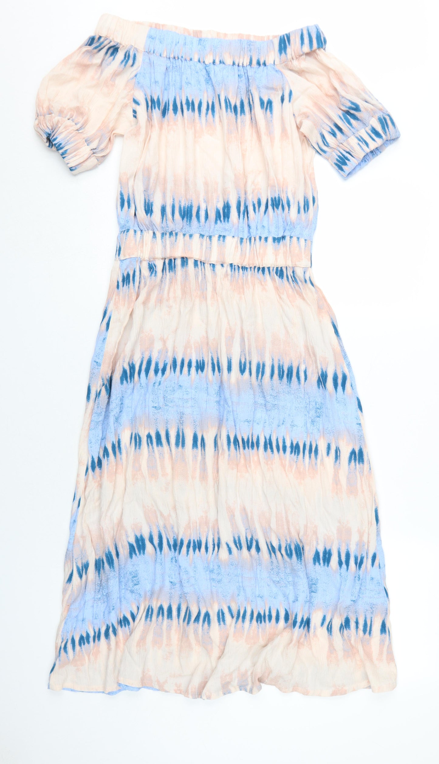 Next Women's Multicoloured Off Shoulder Dress, Size 6