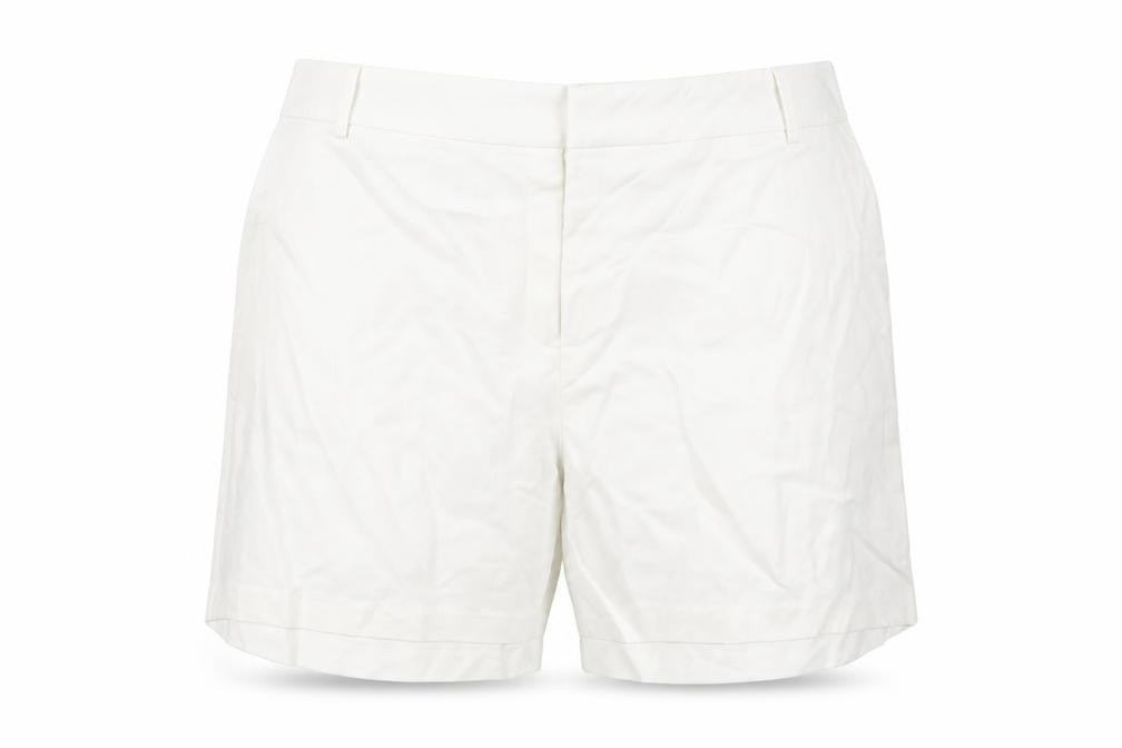 Front view of Marks & Spencer Women's White Plus Shorts
