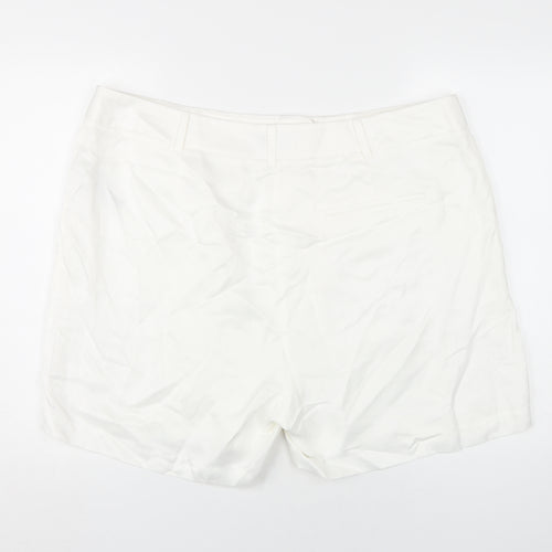 Marks and Spencer Women's White Plus Shorts